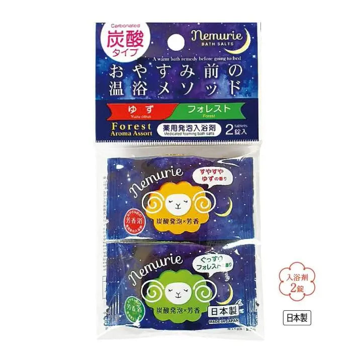 薬用発泡入浴剤ネムリエ２錠入　フォレスト【単価110円(税込)】【144個】