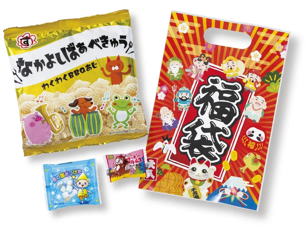 七福神お菓子福袋３点セット【単価119円(税込)】【120個】