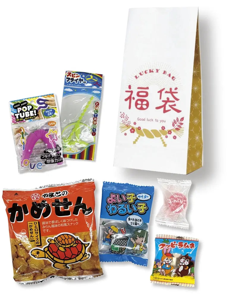 お菓子おもちゃ福袋５点セット【単価219円(税込)】【100個】