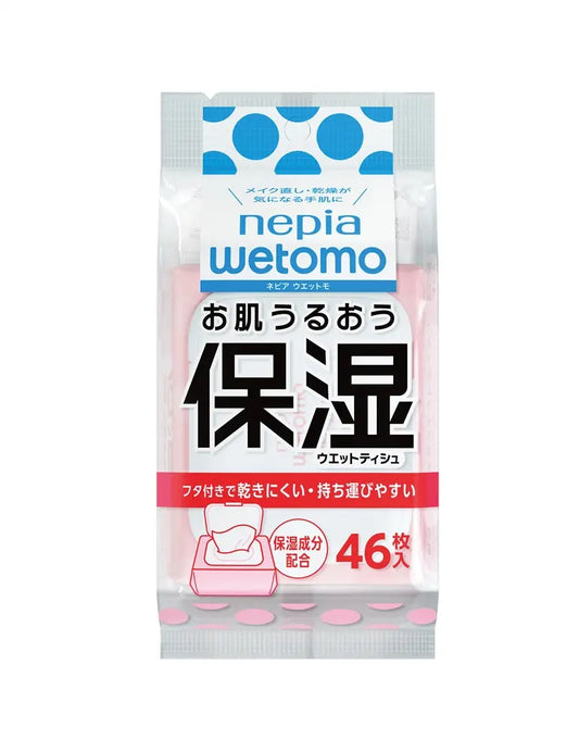 ネピア wetomo お肌うるおう保湿ウエットティシュ46枚【単価329円(税込)】【36個】